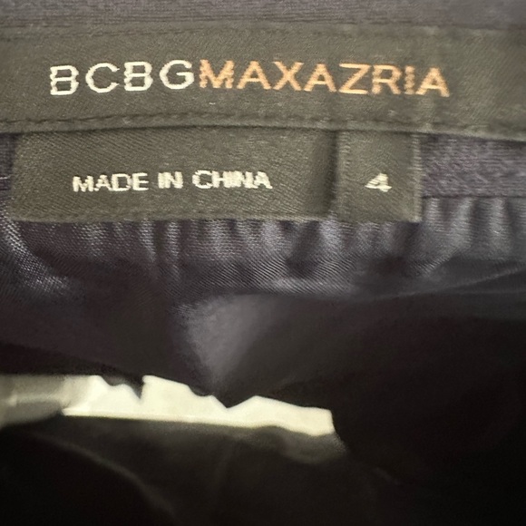 BCBGMaxAzria Navy Midi Skirt - Picture 5 of 5